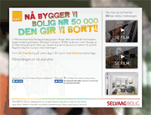 Tablet Screenshot of jubileum.selvaagbolig.no